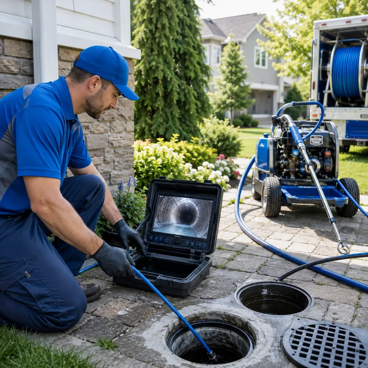 Outdoor drain cleaning professionals serving Electric City, WA