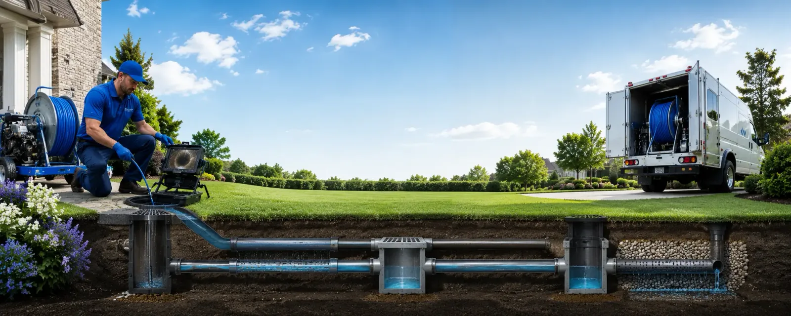 Outdoor drain cleaning information for Electric City, WA